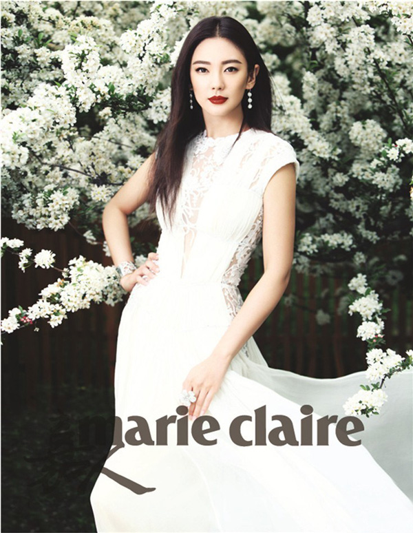 张雨绮登上嘉人marieclaire七月刊封面