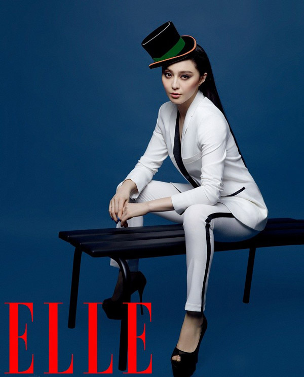 范冰冰登上中国版《elle》九月刊封面"老佛爷"亲自掌镜大展女王本色